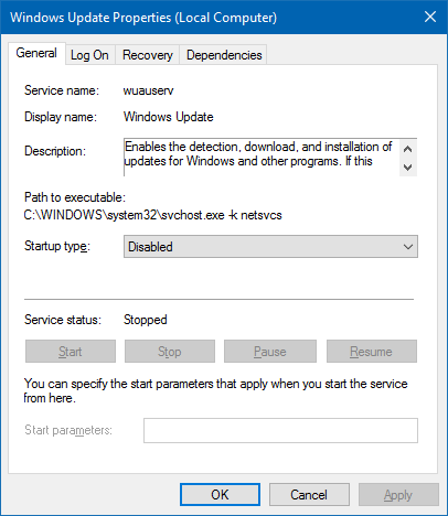 Windows Update service