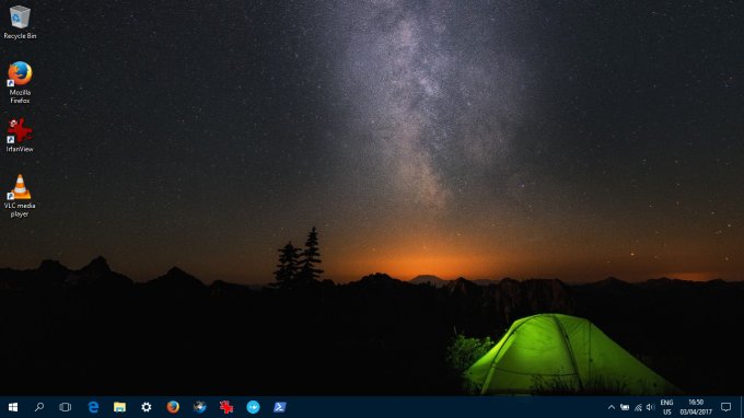 Windows 10 desktop