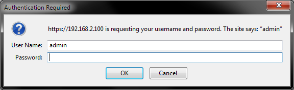 Admin settings, password change