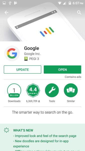 Google update