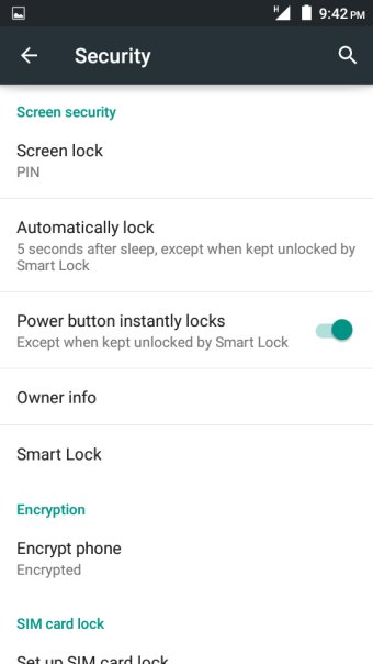 Security, encryption