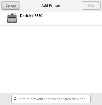 Printers, no Samba option