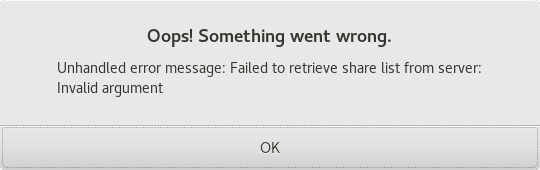 Samba, no connection