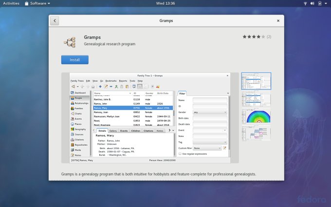 Software, full screen