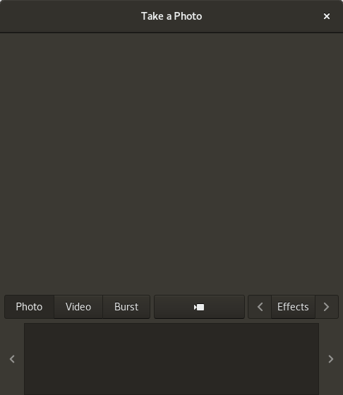 Webcam, no video in screenshots