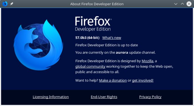Firefox 57, about