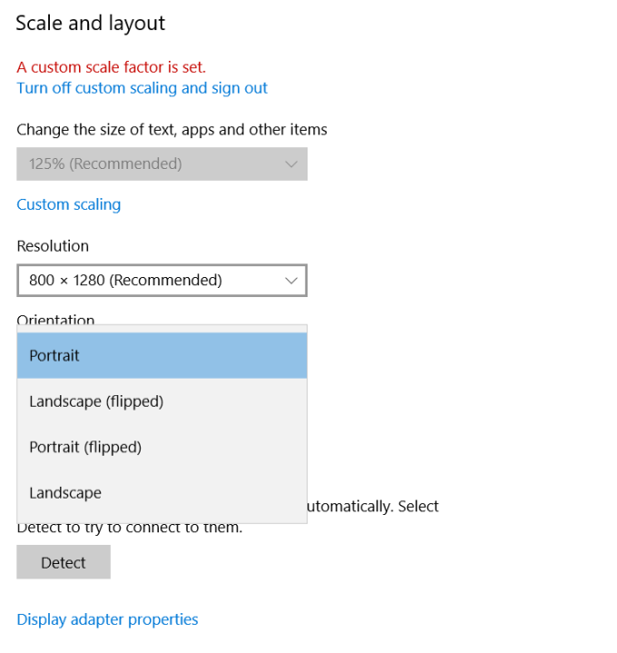 Orientation unlocked again