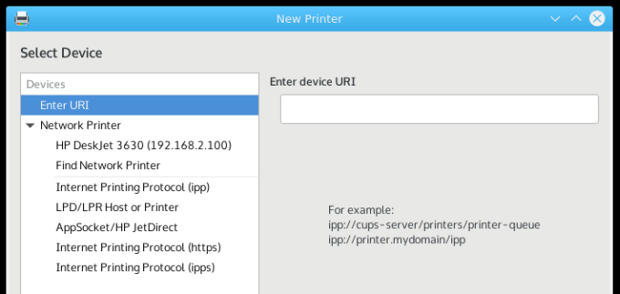 Printing, no Samba option