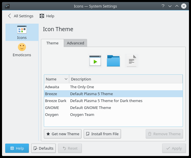 New icons do not show
