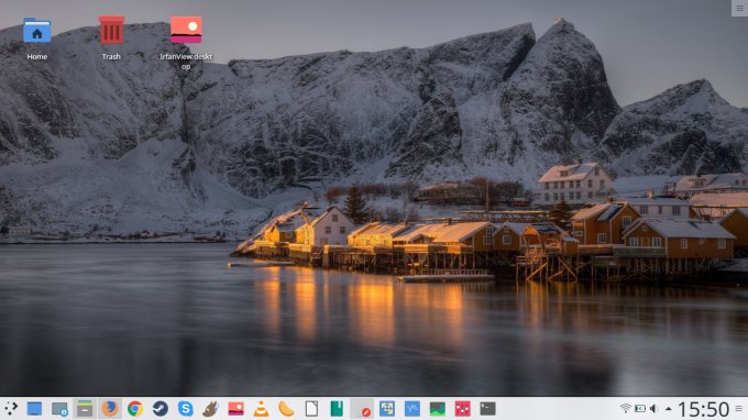 Desktop, icon, pinned