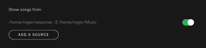Local files issue in Spotify