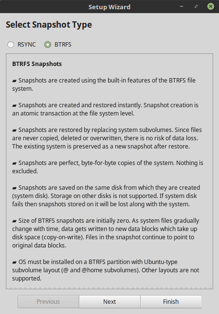 BTRFS & limitations