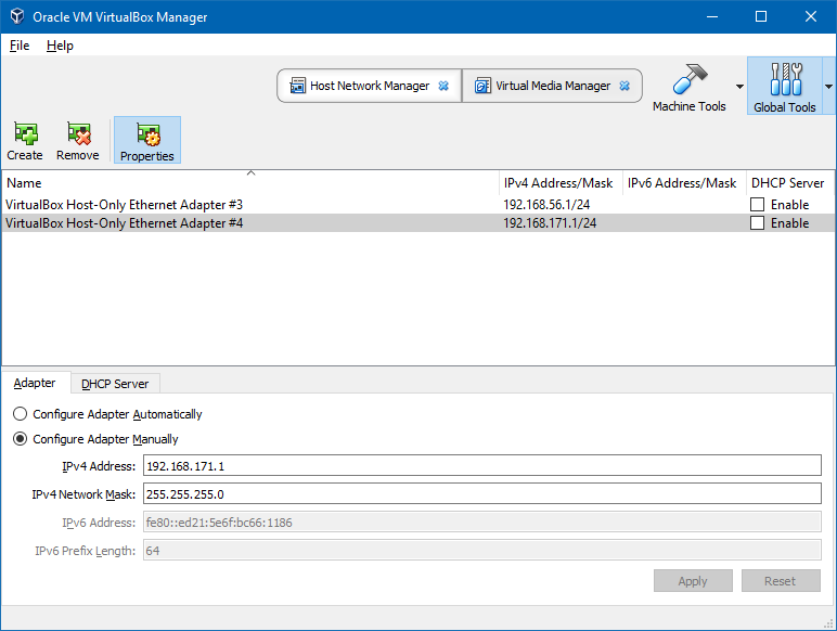 New network, details