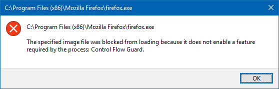 Firefox cannot launch