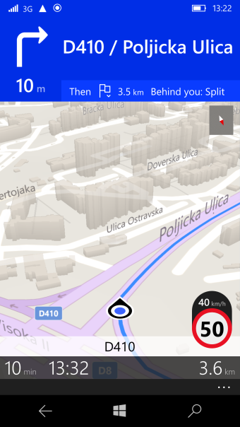 Lumia 950, Maps 1