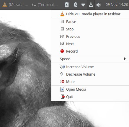 VLC, system area context