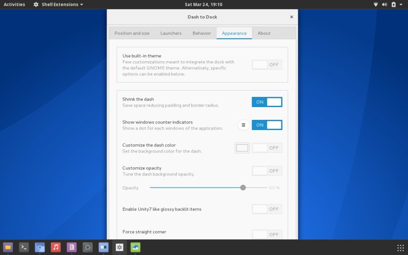Options window too high for the screen
