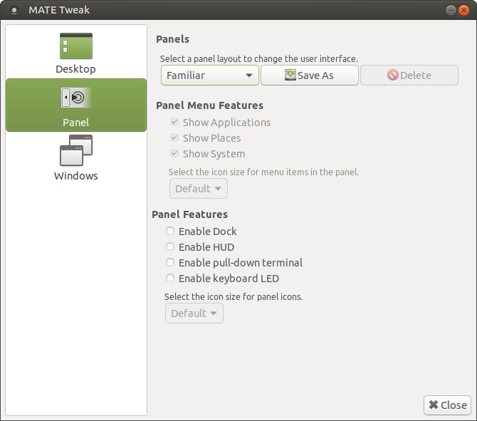 MATE Tweak