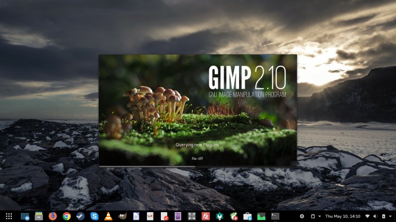 GIMP 2.10 splash screen