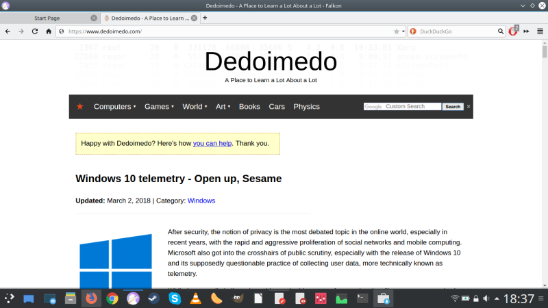 Site loaded, rendering works fine