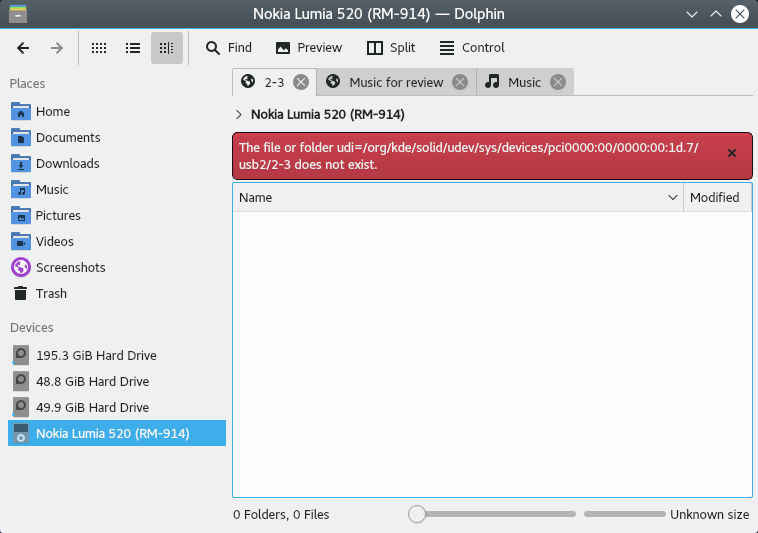 Windows Phone failure