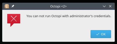 Octopi repos error