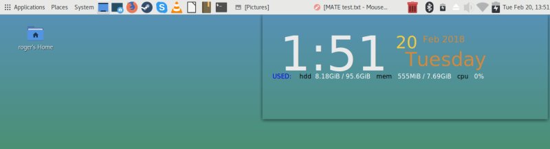 System area, panel at 36px