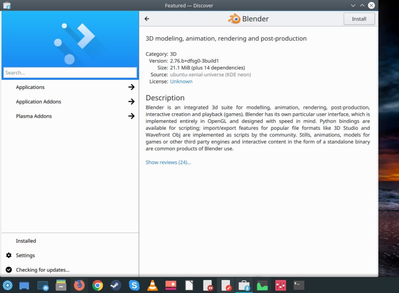 No screenshots for selected apps in Discover
