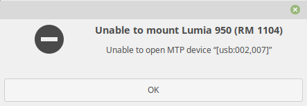 Lumia error