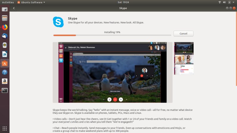 Software working, installing packages