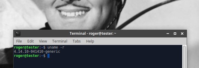Running with new kernel