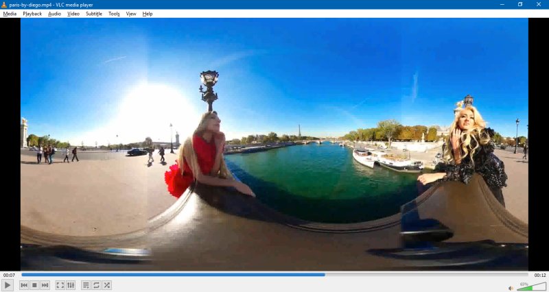 Windows, 360-deg video does not work