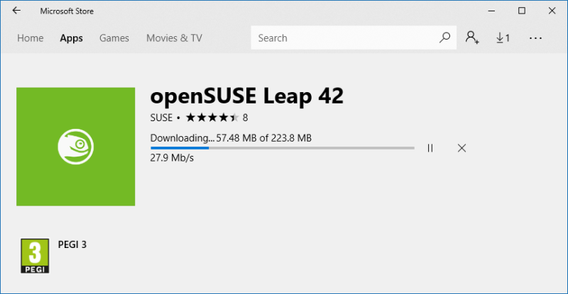 OpenSUSE downloading