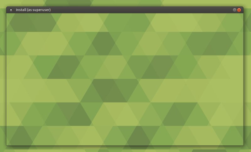 Installer, no refresh