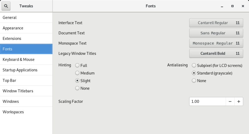 Fonts, tweak anti-aliasing