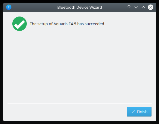 Bluetooth configuration