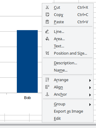 No chart to sheet option