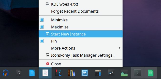 Kate, start new instance