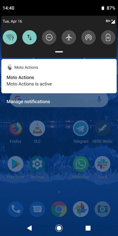 Moto Actions, active