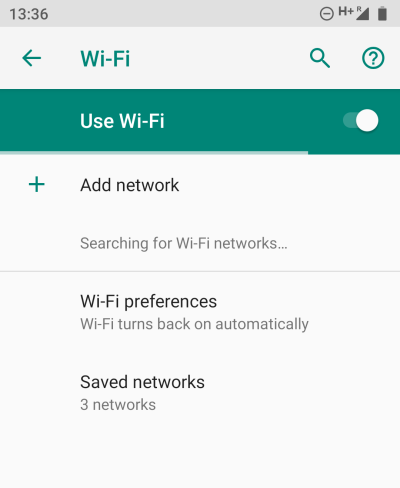 Wi-Fi, cannot find networks