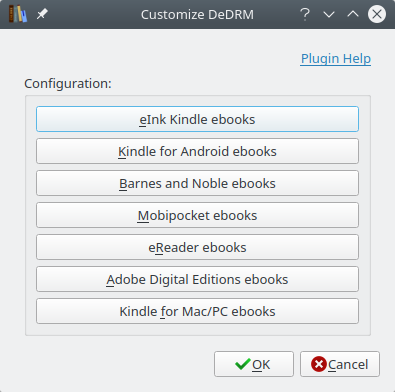 Customize DeDRM