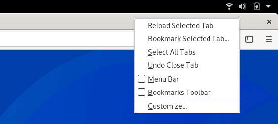 Firefox, no minimize button