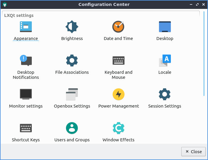 Configuration center