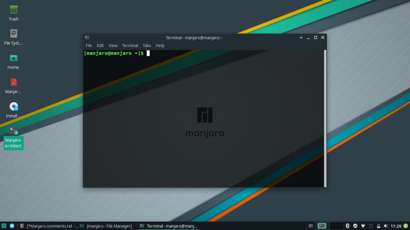 Terminal, transparent