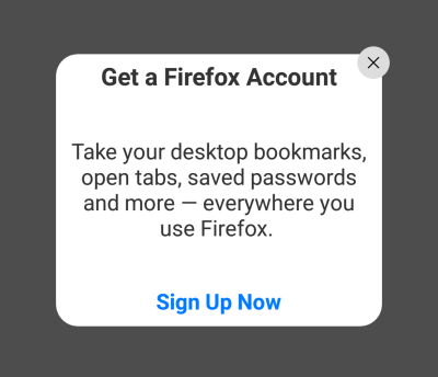 Firefox account