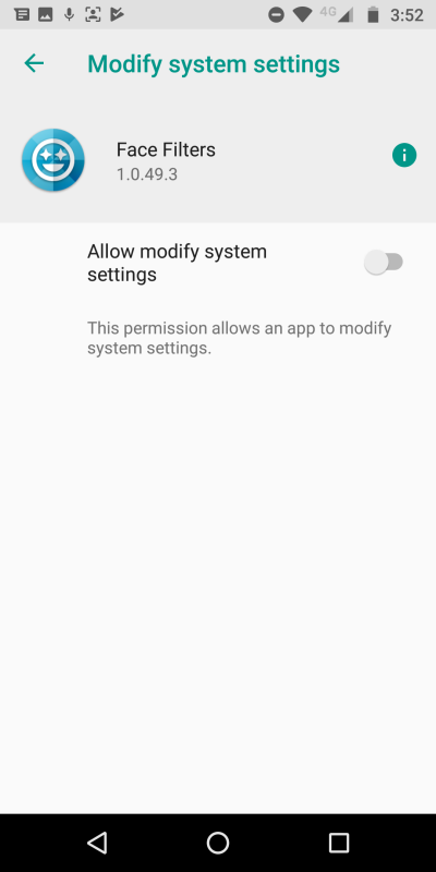 System modification permissions