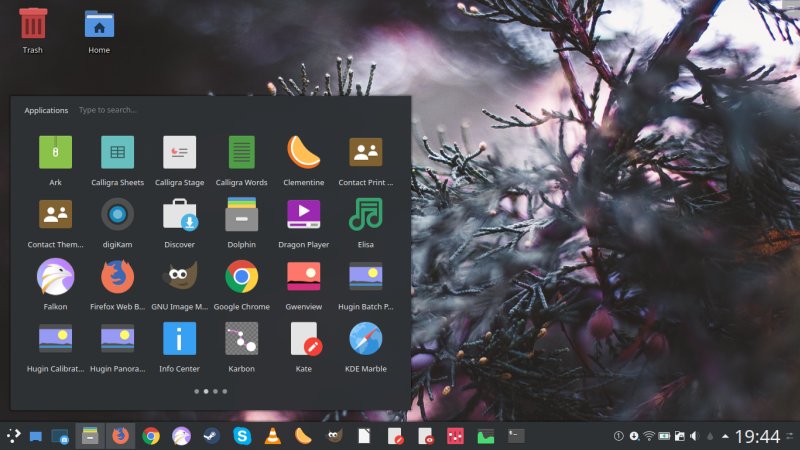 Minimal menu, working