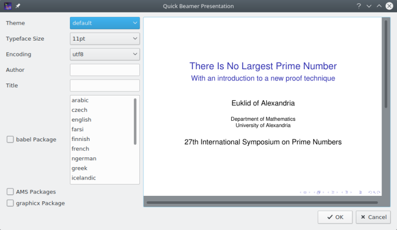 Wizard, presentation