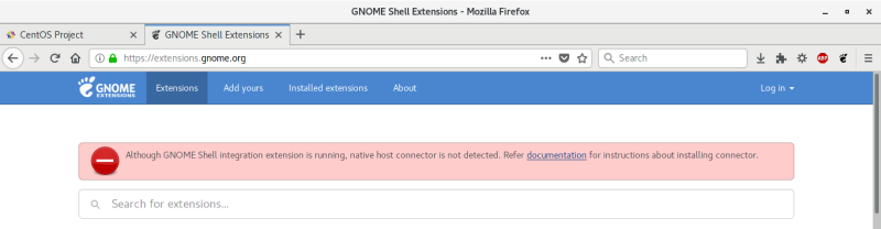Native host connector not found