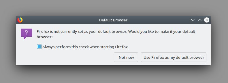 Default browser, teaser